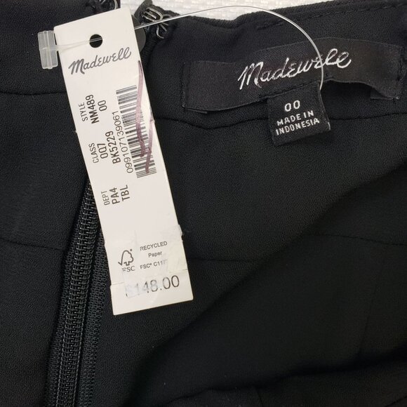 NWT Madewell Amira Wide Leg Tencel Jumpsuit Size 00 - Picture 4 of 9